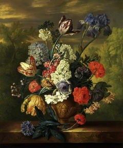 Twelve Months of Flowers: April by Jacob van Huysum