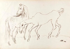 Two Horses - James Howe - ABDAG002783.7 by James Howe