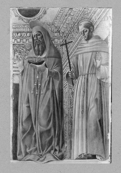 two saints: Jerome and Frances