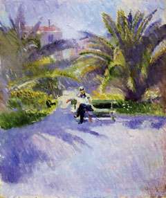 Under the Palm Trees in Nice by Edvard Munch