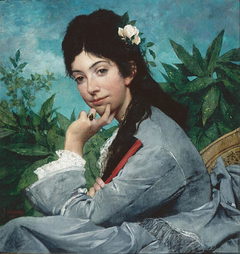 Portrait de Mademoiselle Stéphanie Brousset by Jules-Élie Delaunay