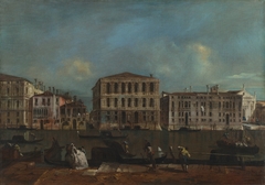 Venice: The Grand Canal with Palazzo Pesaro by Francesco Guardi