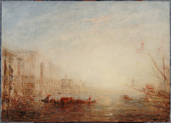 Venise, le Grand Canal au soleil levant by Félix Ziem