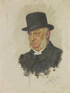 Very Rev. Dr John Gillespie, 1836 - 1912. Minister and agriculturalist by Charles Martin Hardie