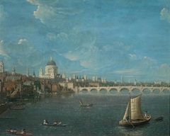 View of St Paul’s from the Thames by Daniel Turner