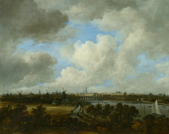 View on the Amstel from Amsteldijk