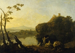 View on the Arno, Italy (A Summer Evening; On the Arno - I)