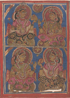 Vigil on the Sixth Night after Mahavira's Birth: Folio from a Kalpasutra Manuscript by Anonymous