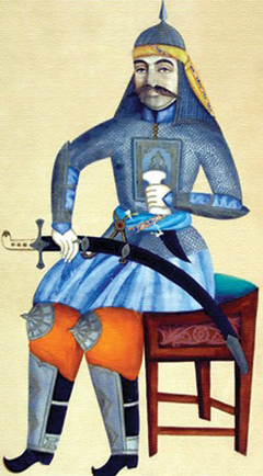 Warrior by Mirza Gadim Iravani