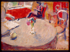 Woman Sitting at a Table by Édouard Vuillard