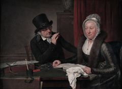 Wybrand Hendriks and wife Agatha Ketel by Wybrand Hendricks