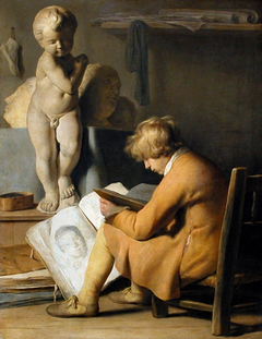 Young Boy in a Studio