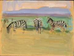 Zebras by Akseli Gallen-Kallela