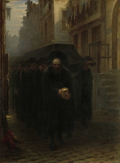 A Jewish Funeral by Hein Burgers