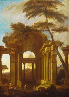 A Ruin in a Landscape by Jacques Rousseau