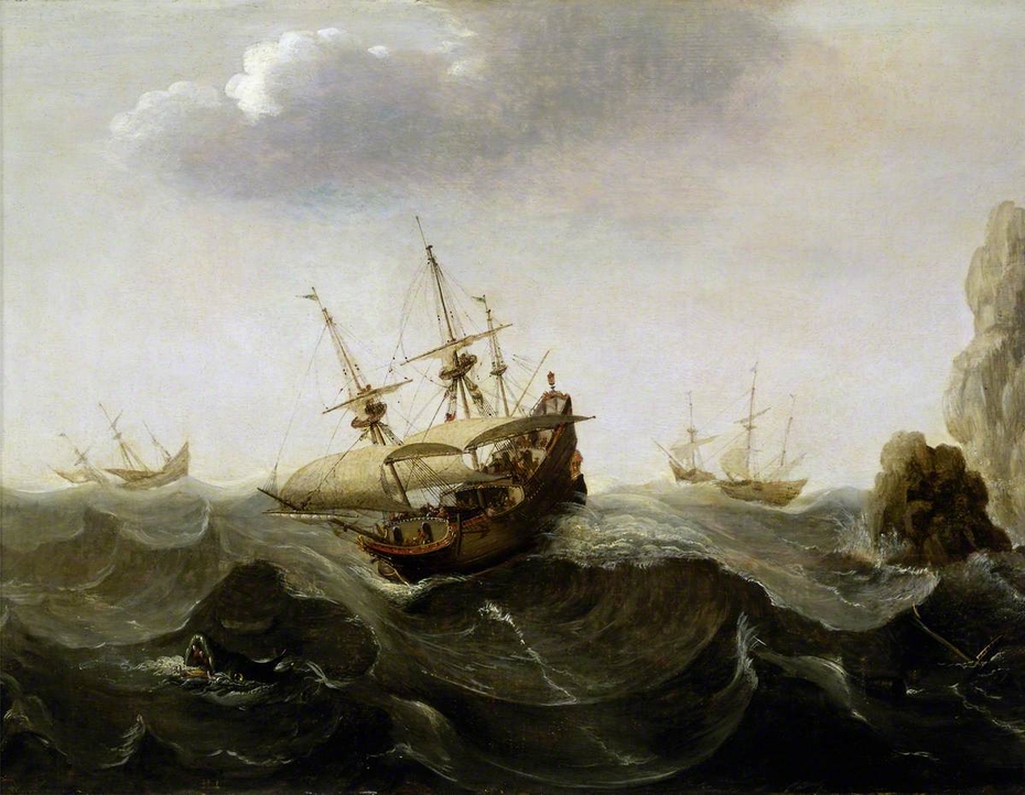 A Ship in a Rough Sea