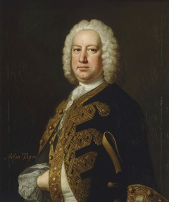 Admiral Fitzroy Henry Lee, 1699-1750 by Thomas Hudson