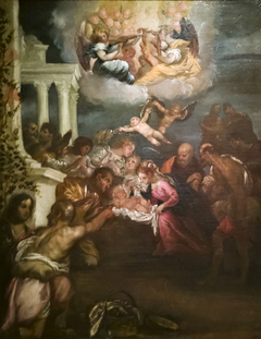 Adoration of the shepherds by Francesco Maffei
