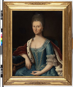 Alexandrine Charlotte van Westerholt (1724-1778). Echtgenote van Jacob Adolph van Heeckeren by Arnold Kaldenbach