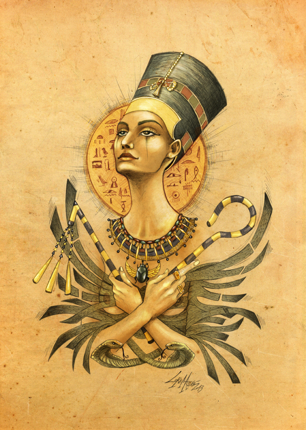Ancient memories. Nefertiti.