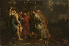 Apostles finding a coin inside a fish (Matthew 17:27) by Peter Paul Rubens