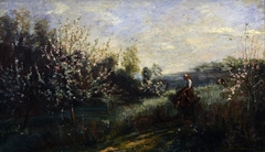 Apple Orchard by Karl Daubigny