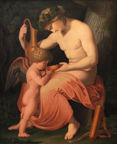 Bacchus and Cupid by Asmus Jacob Carstens