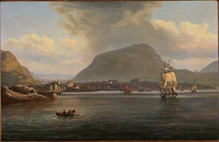 Bergen seen from the northern Inlet by Johan Christian Dahl