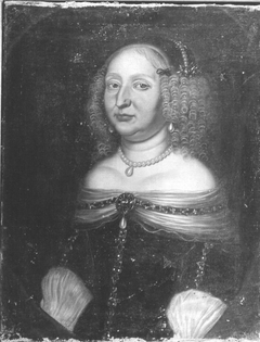 Bildnis der Sophie Eleonore von Sachsen, Landgräfin von Hessen-Darmstadt, Gemahlin des Landgrafen Georg II. (1609-1671) (?) by Salomon Duarte