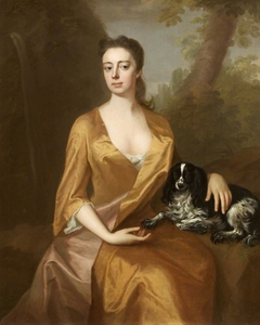 Called a Daughter of William Legge, 1st Earl of  Dartmouth, either Lady Barbara Legge, later Lady Bagot (d.1765) or Lady Anne Legge, later Lady Holte (1720-1740) by Michael Dahl