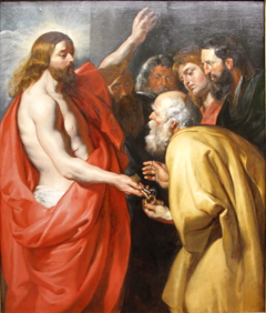 Christ Giving the Keys to St. Peter by Peter Paul Rubens