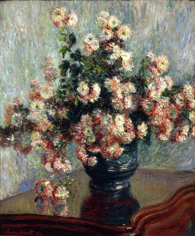 Chrysanthemums Claude Monet Artwork On Useum