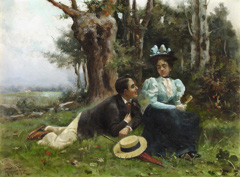 Courting in the Country by Guillermo Gómez Gil