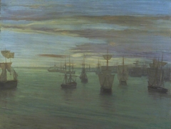 Crepuscule in Flesh Colour and Green: Valparaiso by James Abbott McNeill Whistler