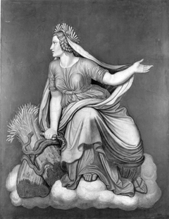 Das Märchen von Amor und Psyche: Demeter by Wilhelm von Kaulbach