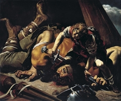 David et Goliath by Orazio Borgianni