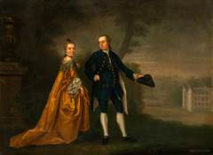 David Smythe of Methven, 1711 - 1764, and his second wife Catherine Campbell of Monzie by Joseph Henri Beschey