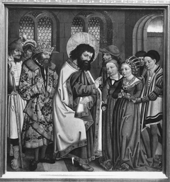 Der hl. Bartholomäus befreit die armenische Königstochter vom Teufel by Wolfgang Katzheimer