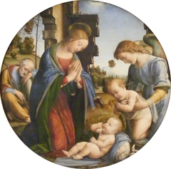 Die Heilige Familie mit dem Johannesknaben by Fra Bartolomeo