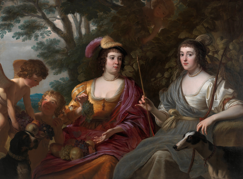 Double Portrait of Amalia van Solms and Charlotte de La Trémoïlle