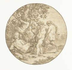 Dronken Silenus by Pieter de Jode I