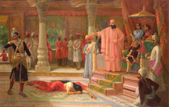 Droupathi in Virata's Palace