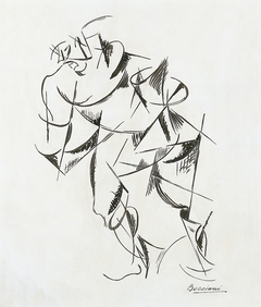 Dynamism of the Human Body: Boxer by Umberto Boccioni