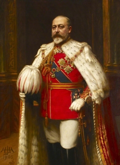 Edward VII (1841–1910), crowned 9 August 1902 by Henry John Hudson