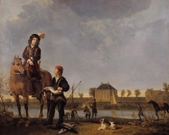 Equestrian Portrait de Pieter de Roovere