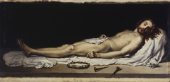 Esquisse pour l'église de Malakoff : Le Christ mort by Adolphe-Henri Dubasty