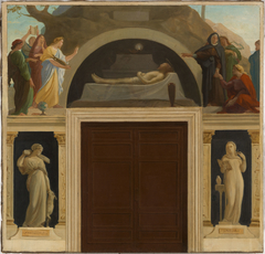 Esquisse pour la chapelle de la Sorbonne : Le Christ au tombeau