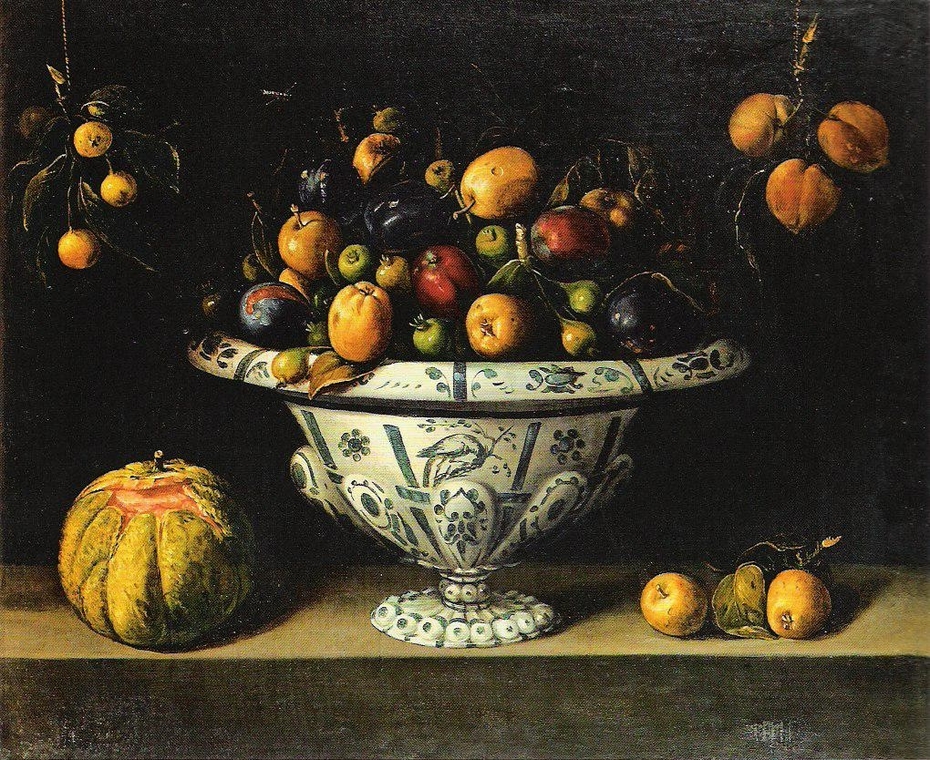 Fruit in a Faience Dish