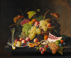 Fruit Still Life by Severin Roesen