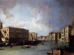 Grand Canal: Looking North from Near the Rialto Bridge